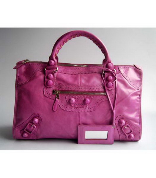 Balenciaga Giant Weekender Rosa Grande borsa